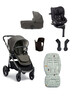 مجموعة مستلزمات أساسية أوكارو مع مقعد سيارة جوي آي-سبين 360 آي-سايز للأطفال الرضع أسود - 6 قطع image number 1